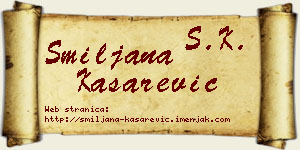 Smiljana Kašarević vizit kartica